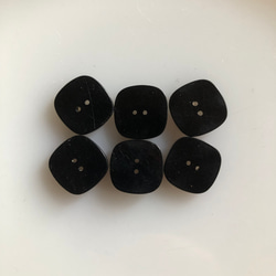 アンティーク ボタン 6個　ビンテージ 昭和 レトロ 個性的 ハンドメイド素材 日本製 ポップ アクセ ピンク 4枚目の画像