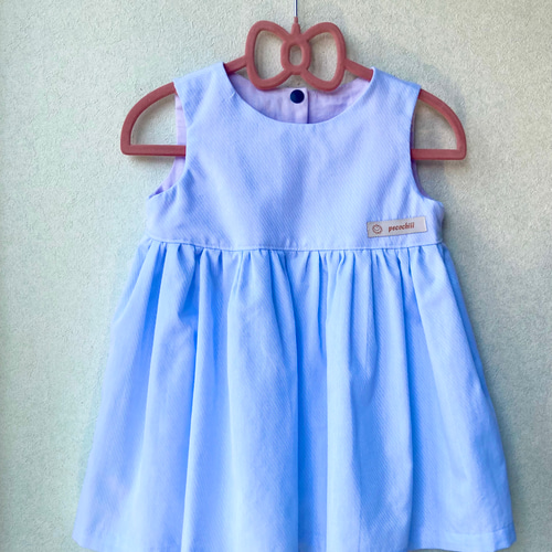 サイズ100㎝）胸下切り替えワンピース 子供服 pecochiii 通販｜Creema 