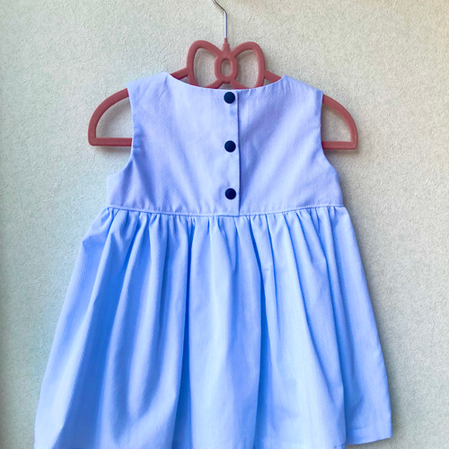 ハンドメイド　ワンピース　100size アフリカ布 かぶりワンピース 100cmサイズ 子供服 Oharico