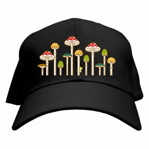 カラフルきのこ(カエル付き)キャップ キャップ moekonet.moo.jp 通販