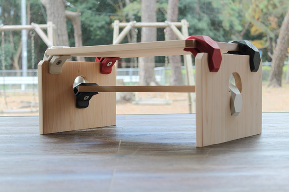 ＜紀州ひのき＞スツール♡テーブル　[木工職人がつくる]高品質の天然木の家具 2枚目の画像