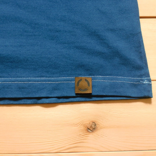 藍染めTシャツ とんぼ 赤とんぼ 勝ち虫 縁起良い Lサイズ 日本製 T 