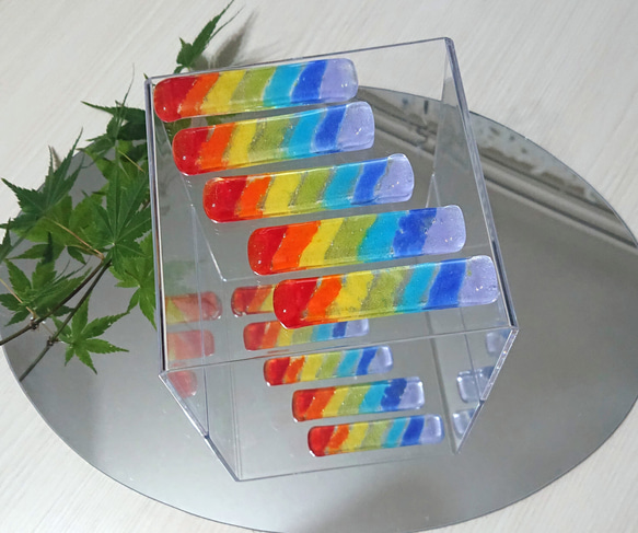 虹の箸置き 五個セット 7枚目の画像