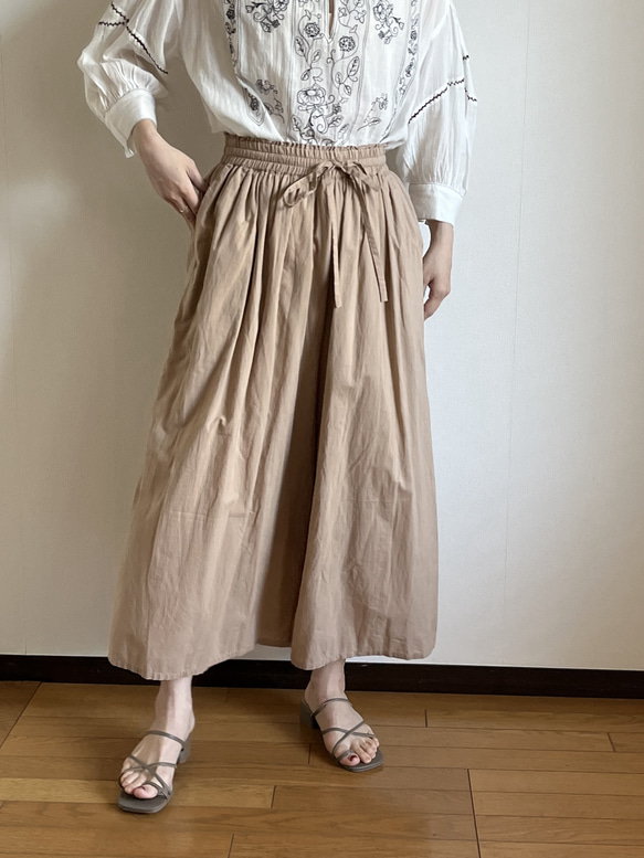 Cotton Wide Pants 2枚目の画像