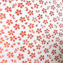 上品な和の風を演出する西陣織のクッションカバー、45センチ×45センチ、桜模様、ピンクと白のクッションカバー、ピロケース 5枚目の画像
