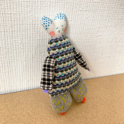 布のお人形「つむじ」 ポム 4枚目の画像