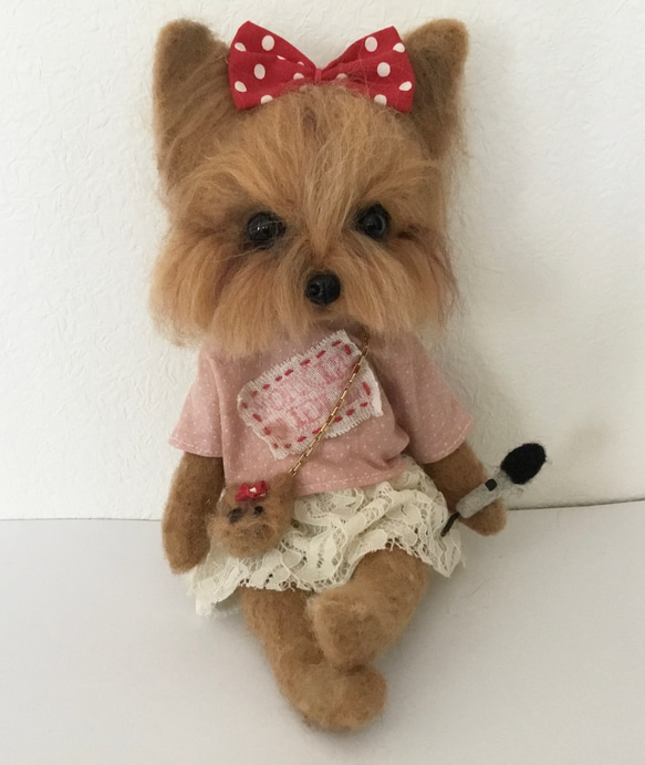 羊毛フェルトオーダー ヨーキーちゃん 【公式通販】