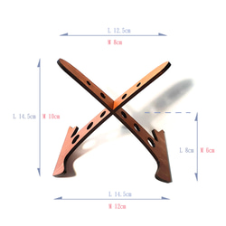 手工木作創意鐘架 - X萬用展示架 第4張的照片