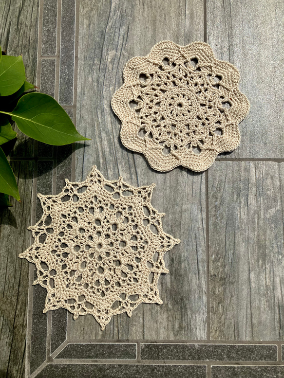 レース編みドイリー Baby Doily (small) 1枚目の画像