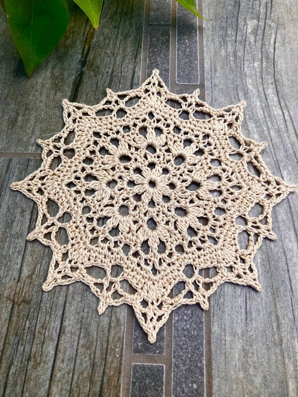 レース編みドイリー Baby Doily (small) 4枚目の画像