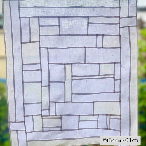 ポジャギ　ホワイトリネンクロス　約80㎝×90㎝ ホワイトリネン ポジャギクロス 2枚セット - メルカリ