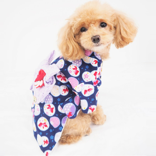 浴衣 ゆかた 和柄 和装 和服 夏祭り 犬用 ドッグウェア 小型 犬 猫