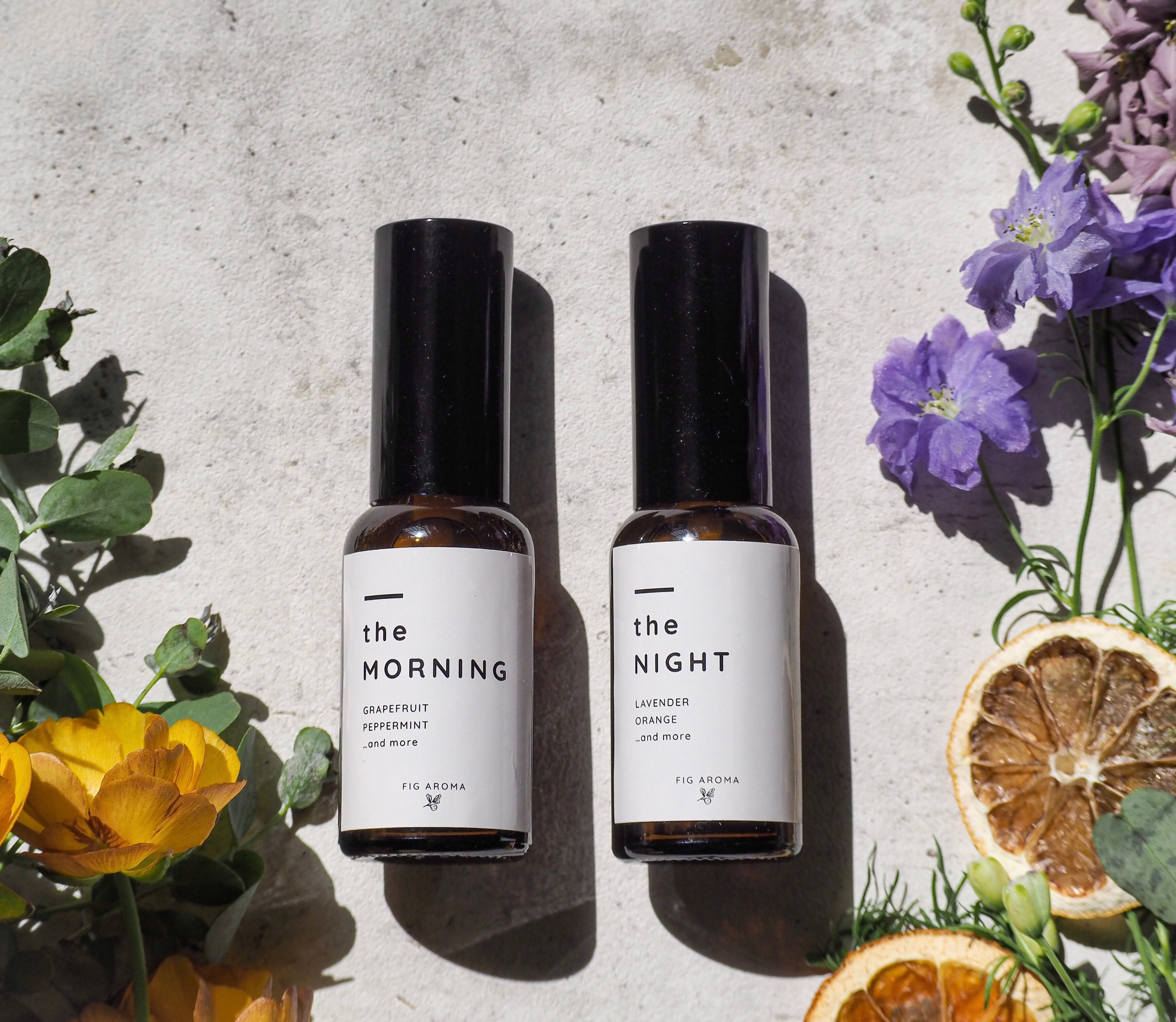 morning &night 天然アロマミスト・アロマスプレー／ギフトset