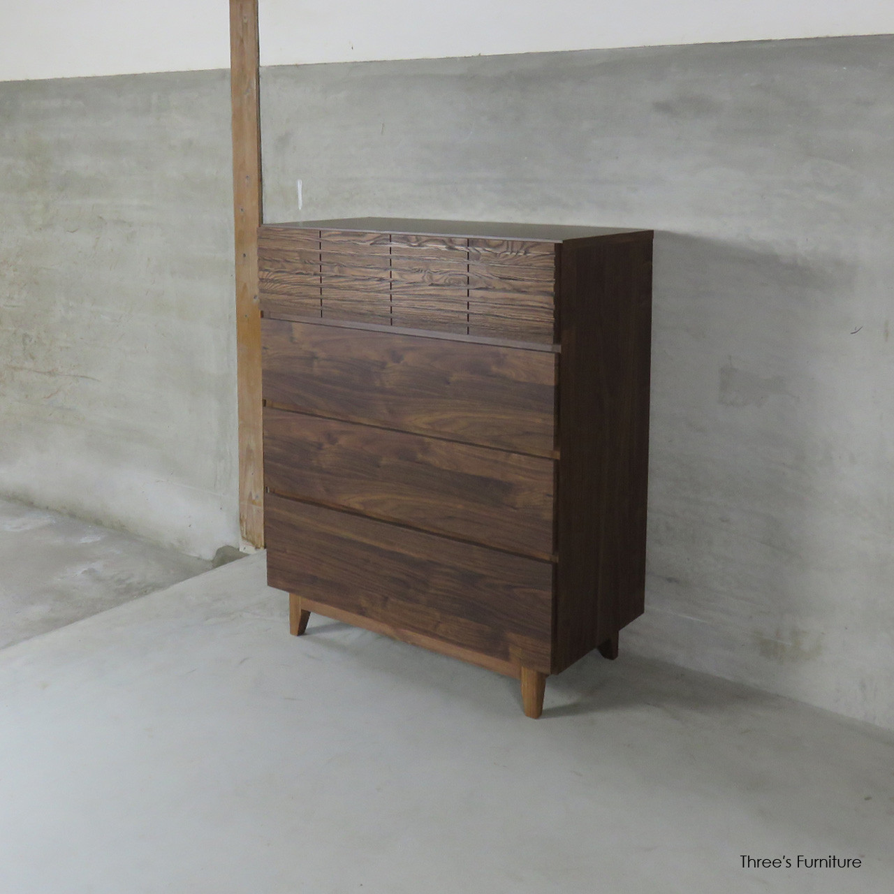 【5000円OFFクーポン】チェスト リビング収納 寝室収納 衣類収納 タンス 引出収納 棚  DB色 w80