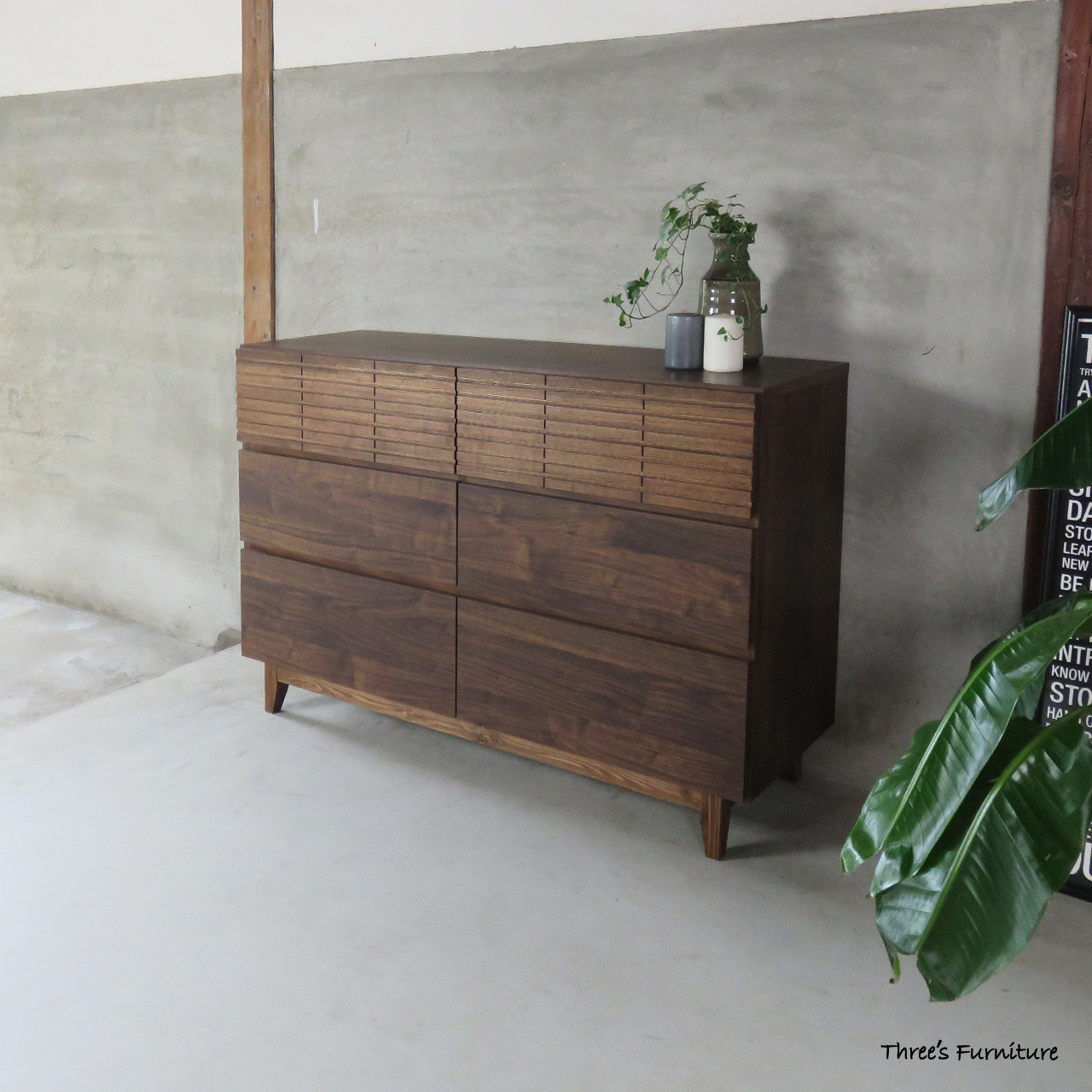 【5000円OFFクーポン】チェスト リビング収納 寝室収納 衣類収納 タンス 引出収納 棚  DB色 w120