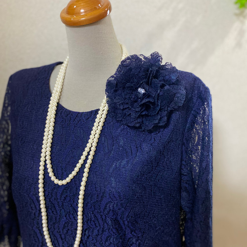 美品✨大きいサイズ✨イギン マザーズドレス　レース ワンピース 13号　結婚式 4点セット レンタルドレス】マザーズドレスレースロング