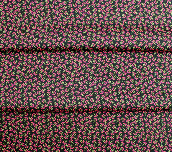 カットクロス Art Gallery Fabrics Open Heart Sweet Floret Cerise 6枚目の画像