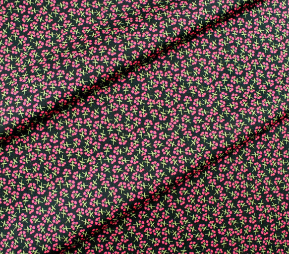 カットクロス Art Gallery Fabrics Open Heart Sweet Floret Cerise 5枚目の画像