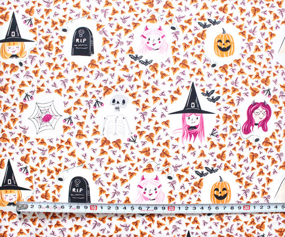 カットクロス Art Gallery Fabrics Spooky'n Sweeter Boo Crew 2枚目の画像