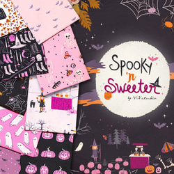 カットクロス Art Gallery Fabrics Spooky'n Sweeter Boo Crew 7枚目の画像