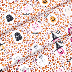 カットクロス Art Gallery Fabrics Spooky'n Sweeter Boo Crew 4枚目の画像
