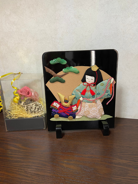 送料無料 衝立 押絵 童子 その他インテリア雑貨 おたんこなす 通販 
