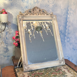 アンティークな部屋  おしゃれな鏡 一面鏡 ⑩ ウォールミラー 2WAY 壁掛け鏡 立て掛け鏡 10枚目の画像