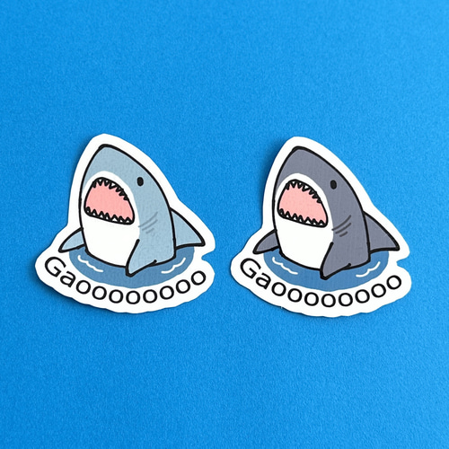 サメステッカー シール・ステッカー Hanami 通販 15951875｜Creema