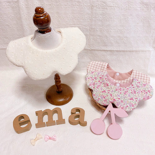 送料無料】3点セット♡スタイの型が選べる リバーシブル スタイ