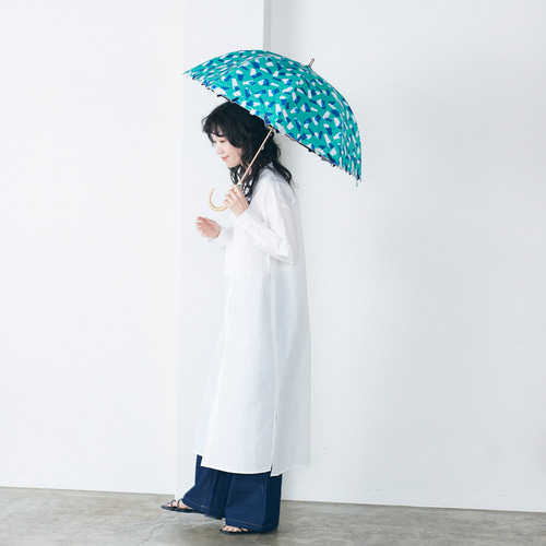 晴雨兼用】coccaの日傘雨傘 Kumo ‐雲- 刺繍(ショート)《TPS-1145