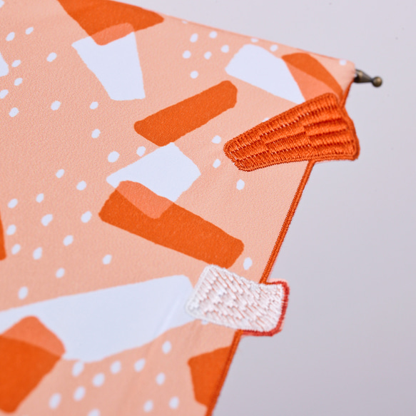 【晴雨兼用】coccaの日傘雨傘 Kumo ‐雲- 刺繍(ショート)《TPS-1145-1》 12枚目の画像
