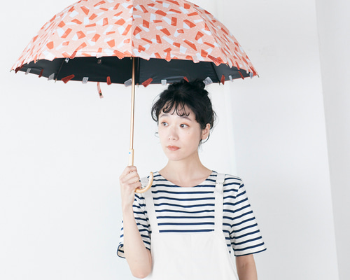 晴雨兼用】coccaの日傘雨傘 Kumo ‐雲- 刺繍(ショート)《TPS-1145