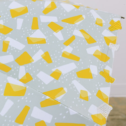 【晴雨兼用】coccaの日傘雨傘 Kumo ‐雲- 刺繍(ショート)《TPS-1145-1》 7枚目の画像