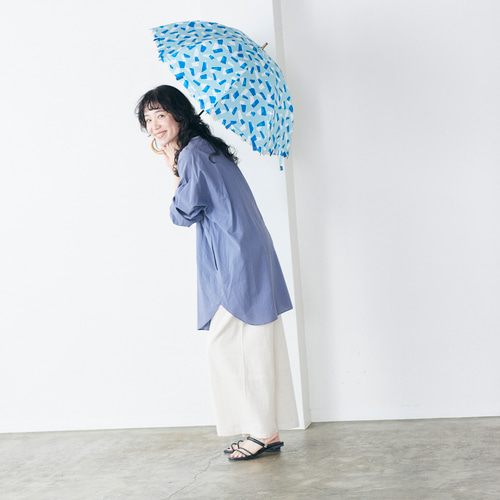 晴雨兼用】coccaの日傘雨傘 Kumo ‐雲- 刺繍(ショート)《TPS-1145