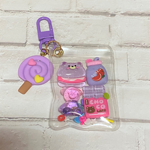 HAND MADE☆キャンディバッグ☆キーホルダー（Hand-195） キーホルダー