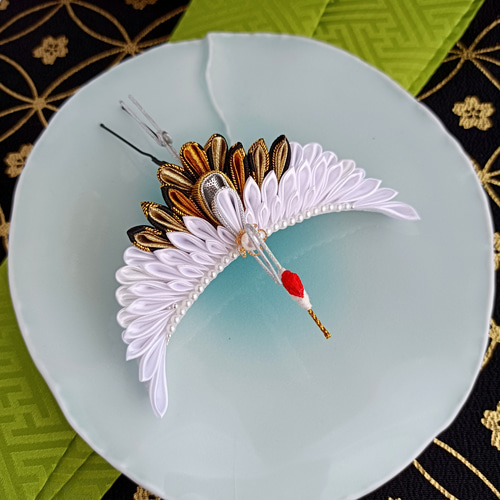 七五三髪飾り（鶴） 楽天市場】七五三 髪飾り 鶴の通販