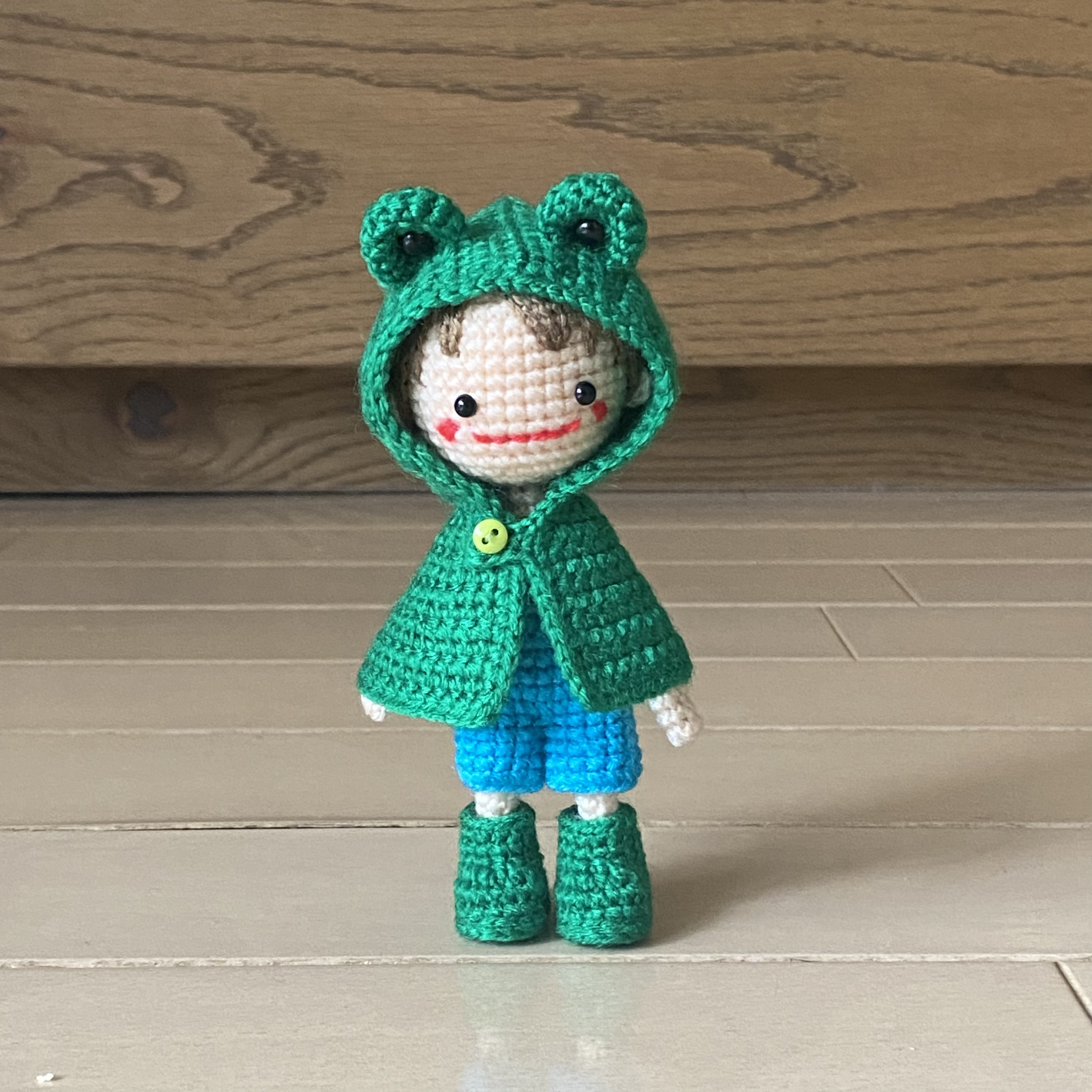 ✿✿スケートの男の子ハンドメイドあみぐるみ✿✿