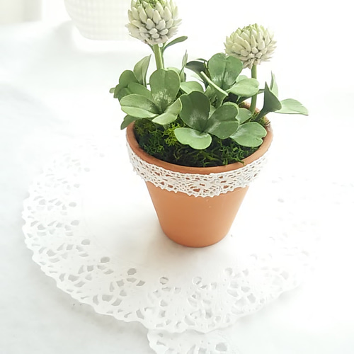 【専用です】クレイフラワー♡うさぎさん親子と薔薇のリース♡ハンドメイド アーティフィシャルフラワーひな祭りさくらいっぱいピンクリース