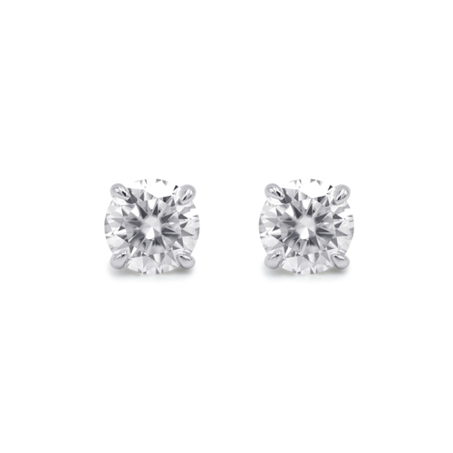 最新デザインの 1ct×2四つ爪スダッドピアス（4週間発送） ピアス（スタッド・一 アクセサリー