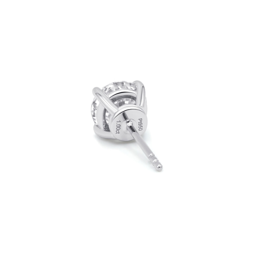 1ct×2四つ爪スダッドピアス（4週間発送） ピアス（スタッド・一粒  