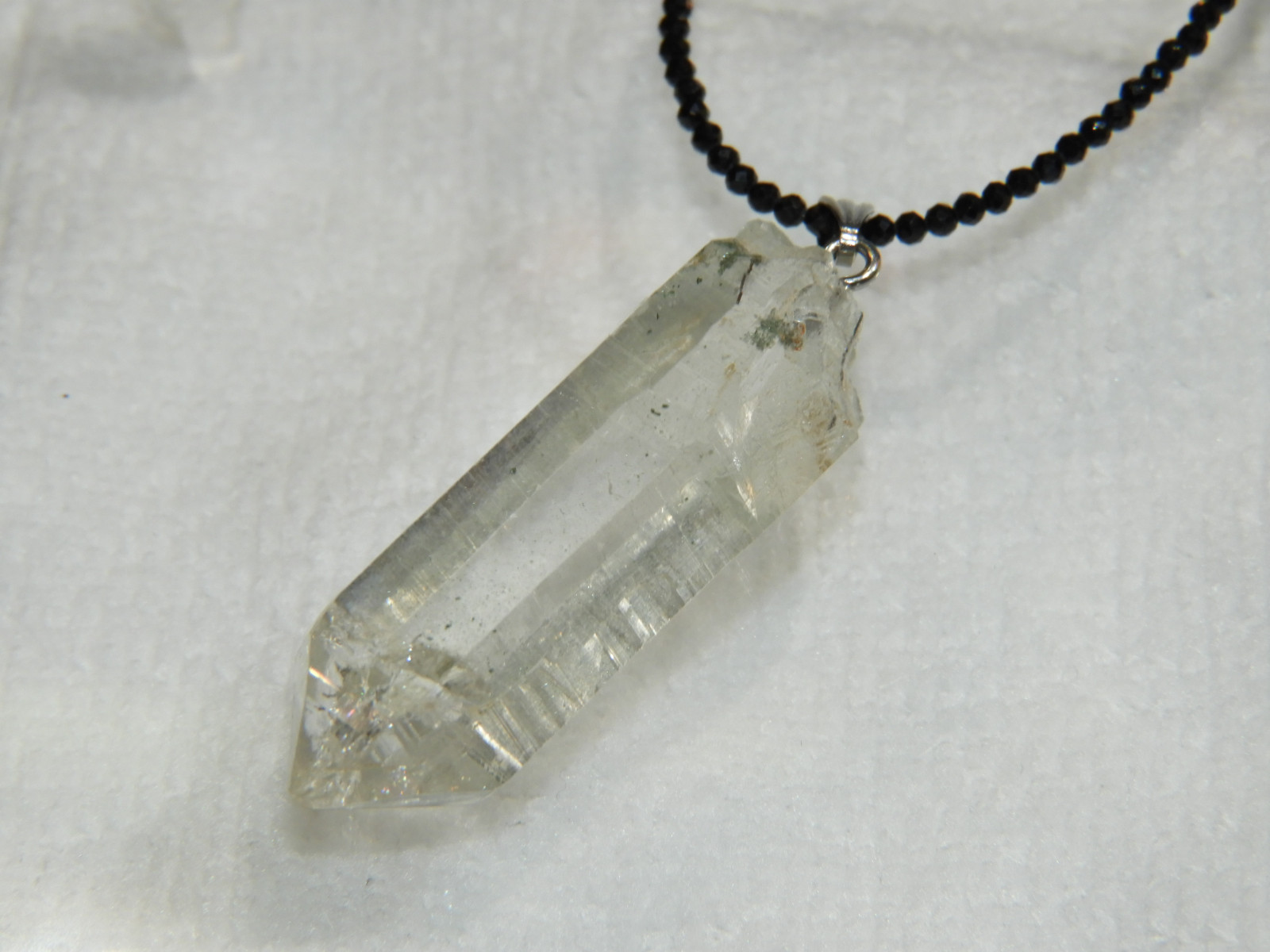 オススメ！ガネーシュヒマール産の天然水晶ペンダント！メイドインジャパン！天然石　ヒマラヤ52