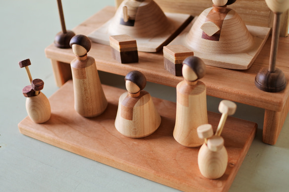 【2025年納品　受注製作　限定10セット】ひな人形　二段　雛人形　お雛様 