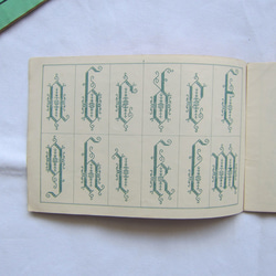 フランスアンティーク SAJOU 刺繍図案 イニシャル No383 4枚目の画像