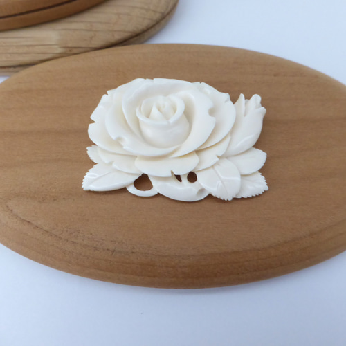 最後の1点】本象牙 アイボリーカービング、ナンタケットバスケット用