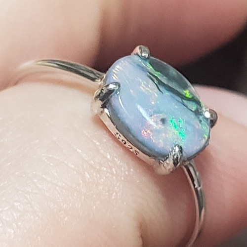 セミブラックオパールリング11号 指輪・リング annemo 通販 15953251