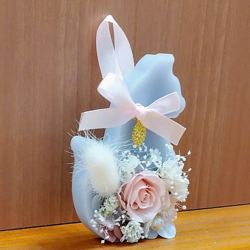 花束サシェ♡ピンクブルー 007 薔薇 ピンク＆ライトブルー 】アロマ  