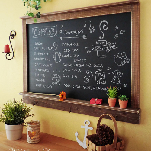 【希少】月星靴　木製フレーム　黒板　昭和レトロ　アンティーク 82×65【大きなサイズの木製黒板】アンティーク/カフェ/メニュー/黒板