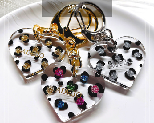 名入れ・言葉入れ】カラフルレオパード♡ヒョウ柄♡アニマル