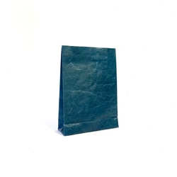 KAMIBUKURO(紙 袋) Lサイズ 国内本牛革製　ブルー 5枚目の画像