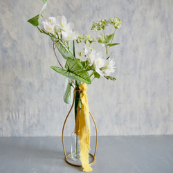 ホワイトフリージアとブプレリュームとカラジューム】｜アーティ